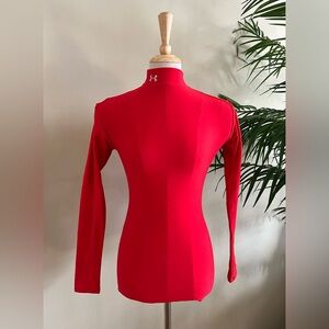 Under Armour Women’s Long-Sleeve Athletic Top | Bright Red | S M